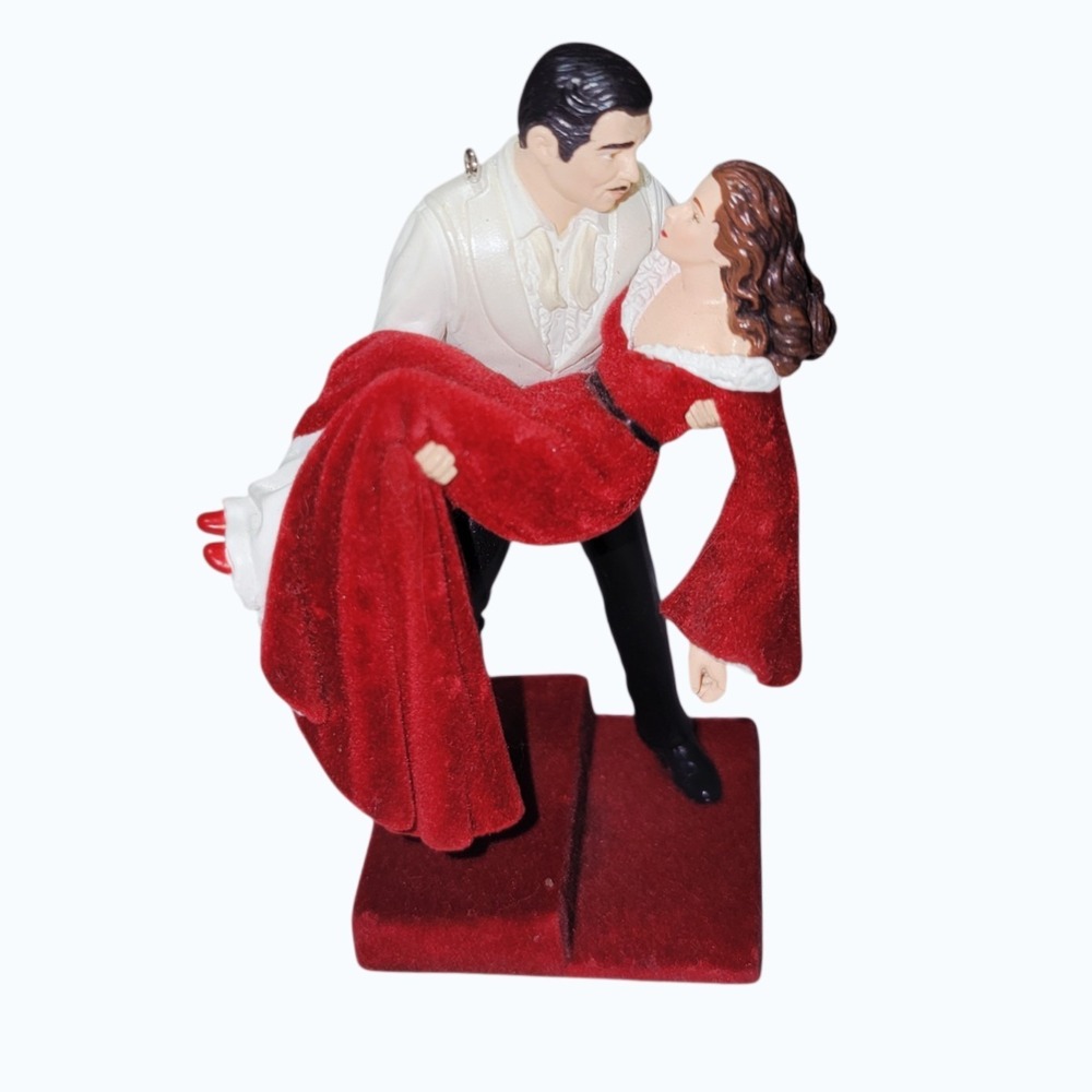 Hallmark Keepsake Gone With The Wind Scarlett O'Hara Rhett Butler Ornament 2003 - Picture 4 of 10
